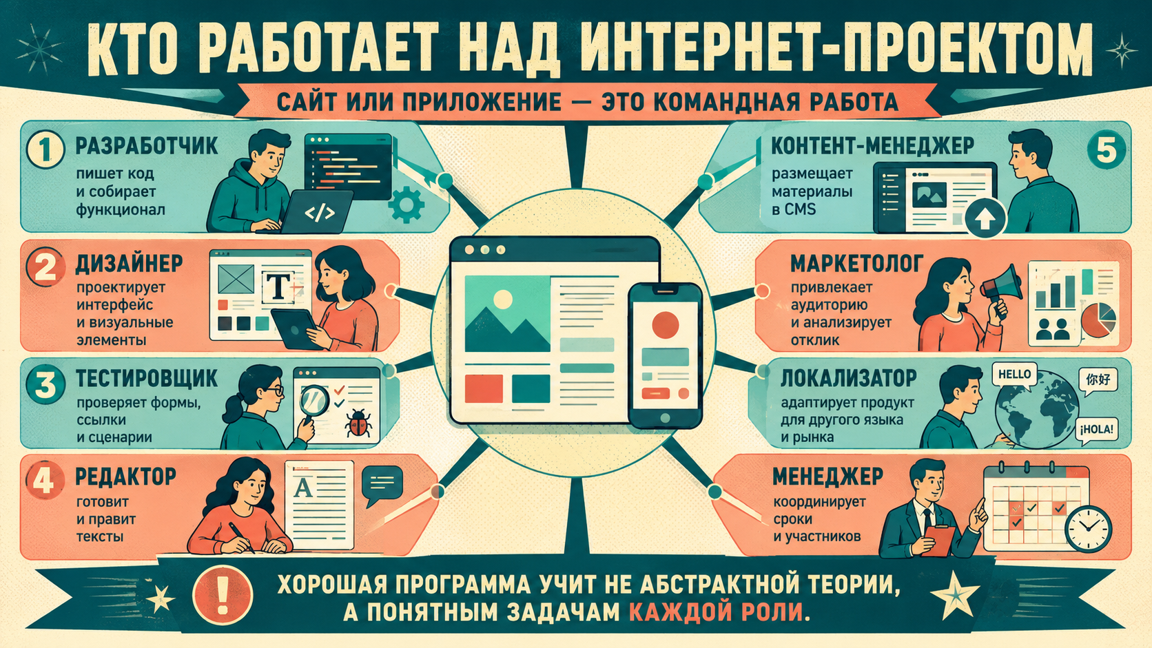 Кто работает над интернет-проектом